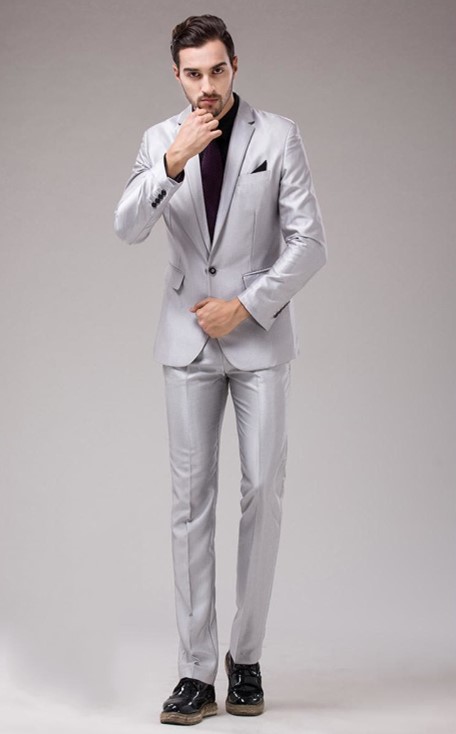 

Classic Notch Lapel tuxedos groom wedding men suits mens wedding suits tuxedo costumes de smoking pour hommes men(Jacket+Pants+Tie) 219, Same as image