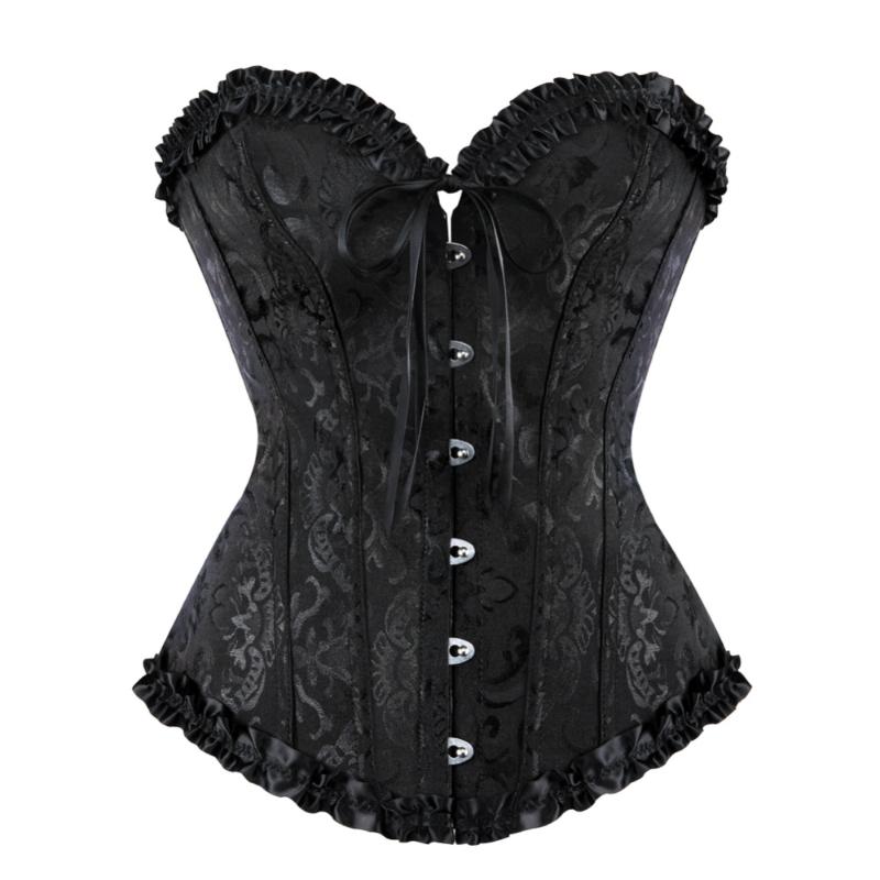 

sexy corset lingerie for women plus size lace corset lingerie, 819black