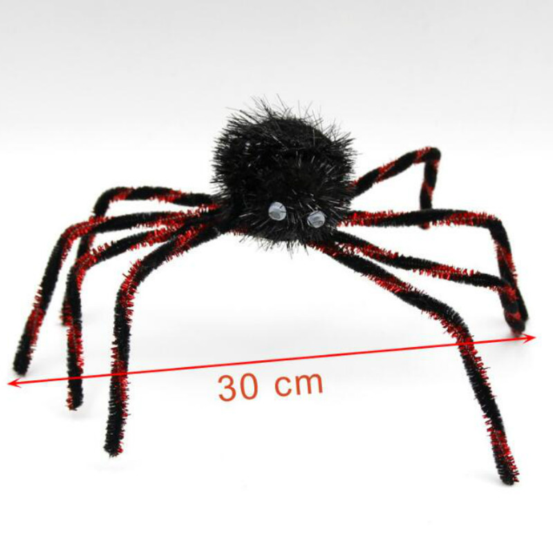 Set Of 2 Big Spider Headband With Large Spider Pin Badge Brooch