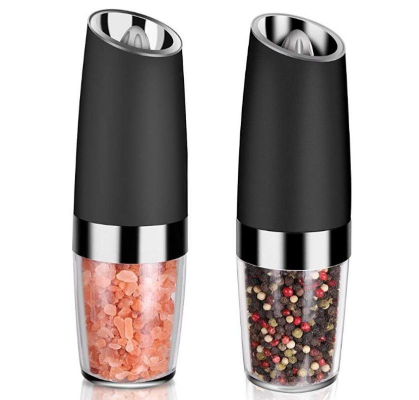 

Electric Induction Pepper Grinder Stainless Steel Ceramic Core Pepper Grinder Battery Not Included Grinding Bottle Home Use