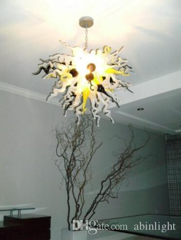 

Hand Blown Murano Glass Chandelier LED AC 110V -240V Modern Crystal Hotel Decorative Style Glass Chain Chandelier Light