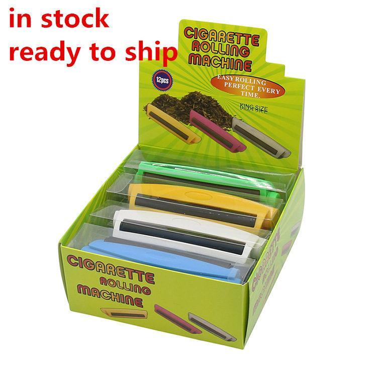 

In Stock plastic filled cigarette machine 110m Cigarette Device Tmobacco Roller Cigarette Maker Rolling Machine Smoking Accessories FY2141