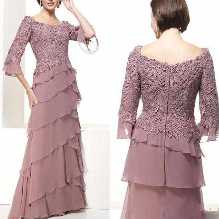 tiered dresses for mother of the bride