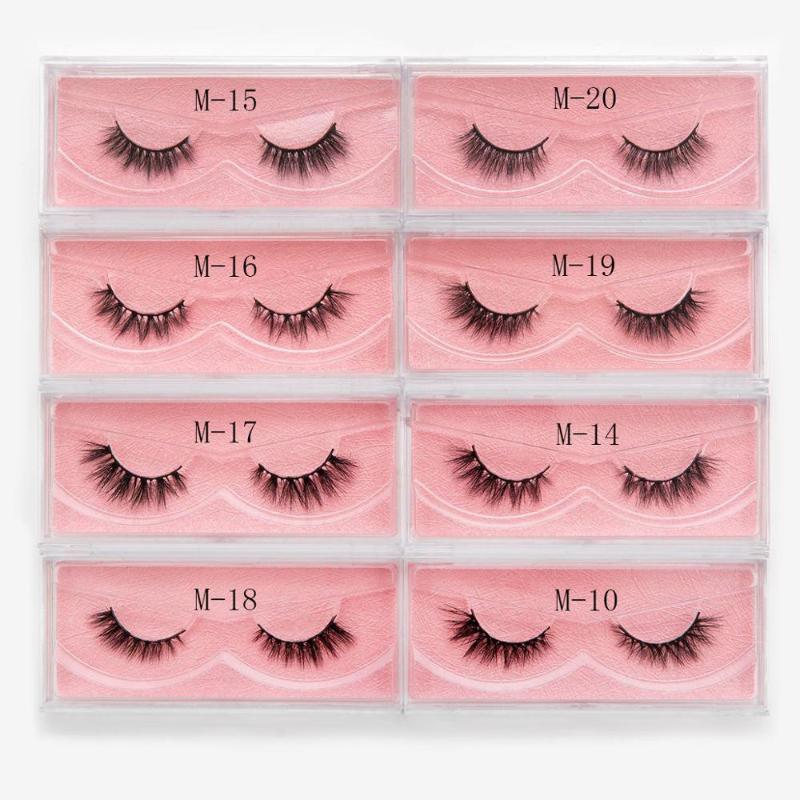 

ISEEN 3D Mink Eyelashes 100% Cruelty Free Lashes Handmade Reusable Natural Mink Eyelashes Popular False Lashes Makeup