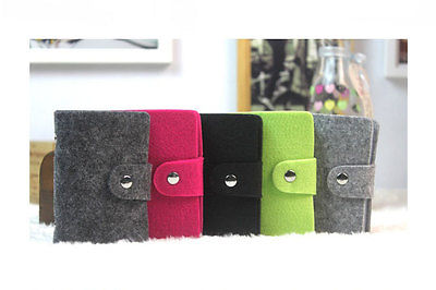 New Wool Felt Marque de crédit Carte d'identité Busiess Card Porte-cartes pack pour les hommes et les femmes