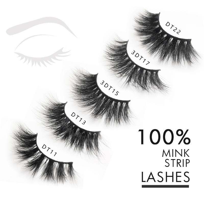 

5pair Mink Eyelash Extensions 100% And Hand Crafted 3D Mink Eyelashes Long Natural Lashes Soft False Eyelashes Makeup