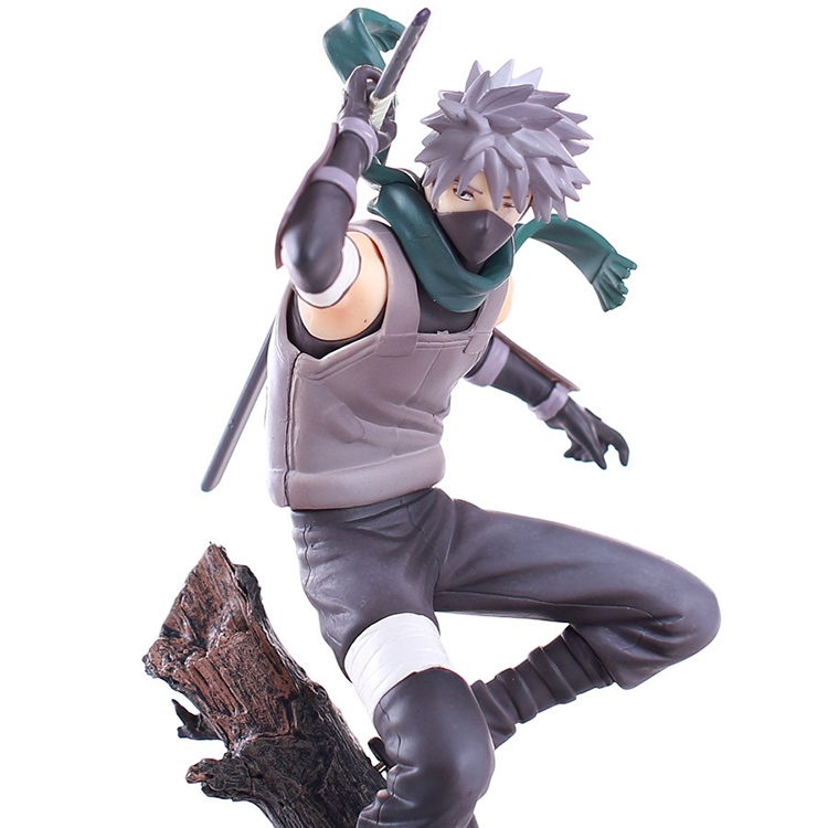 24CM Naruto Hatake Kakashi PVC Action Figure The Dark Kakashi Figures