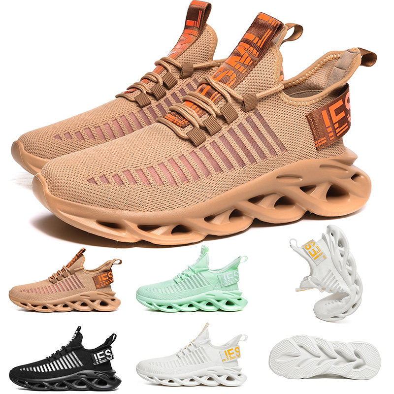 

2020 new hot classic men women running shoes triple black green white brown net surface breathable comfortable trainers designer sneakers, A1