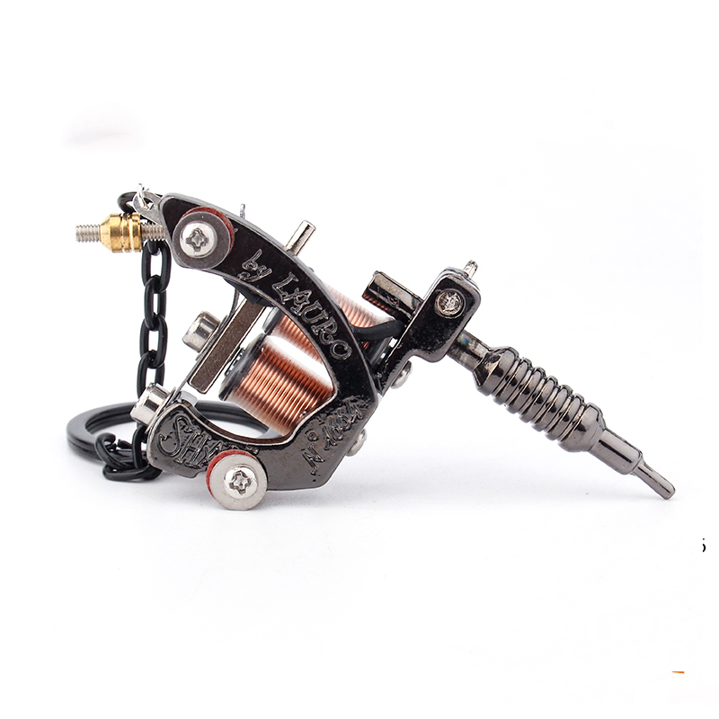 

Multi-color Mini Alloy tattoo Gun tattoo machine pendant tattoo machine Key Ring Makeup Tool