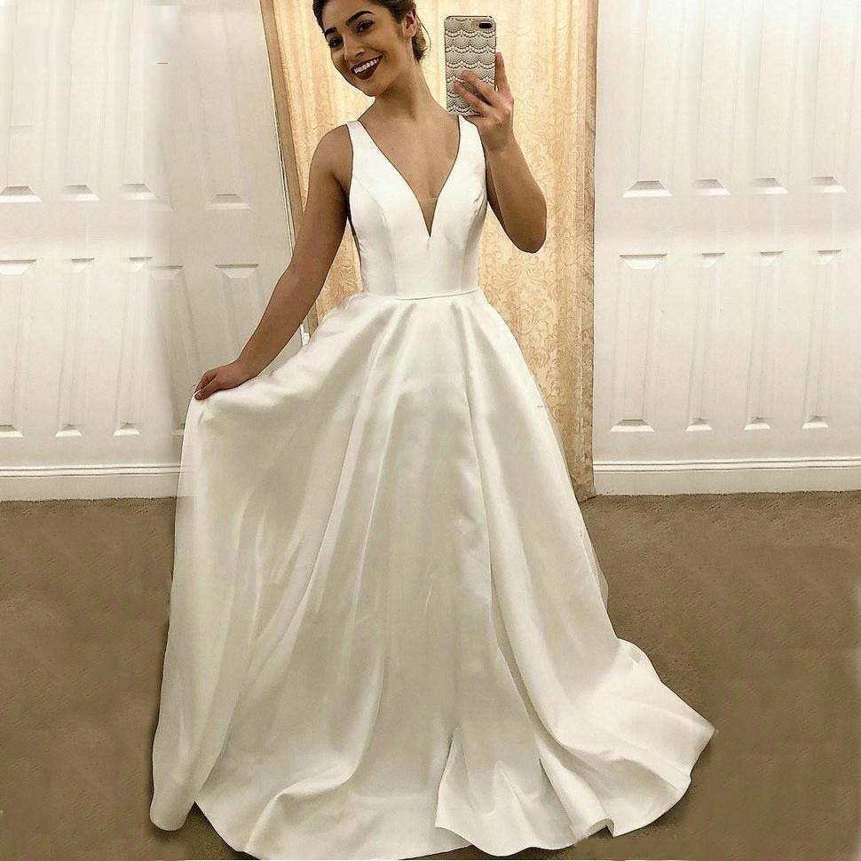 simple wedding dresses canada