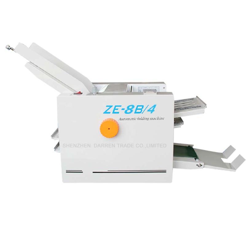 

ZE-8B/4 automatic paper folding machine max for A3 paper+high speed+4 folding trays+100% warranty