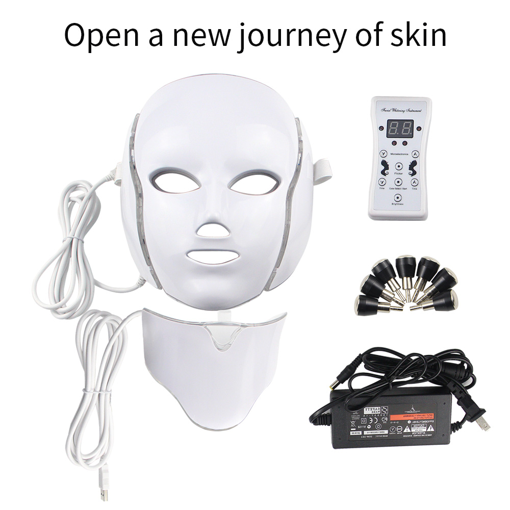 

Led Mask Therapy Radiofrequency Facial Red Light Rejuvenation Wrinkle Therapy Photon Mask 7 Colors LED Mask Beauty Salon
