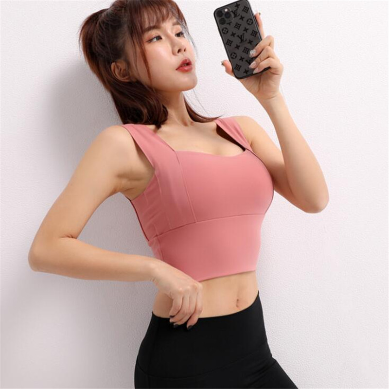 

Gym Running Vest Sexy Shockproof Sports Bras Women Fitness Seamless Yoga Bra Crop Top Push Up Sport Bra Sujetador Deportivo, White