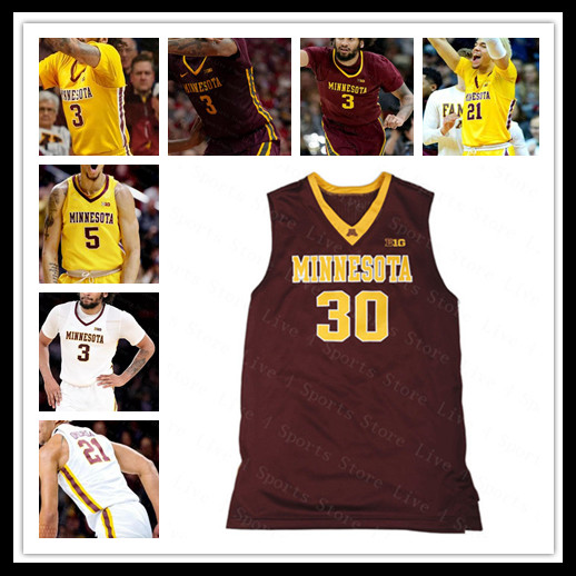 

2021 Minnesota Golden Gophers Ncaa Jersey Basketball PAYTON WILLIS MARCUS CARR DANIEL OTURU ALIHAN DEMIR GABE KALSCHEUR Stitched Yellow Red
