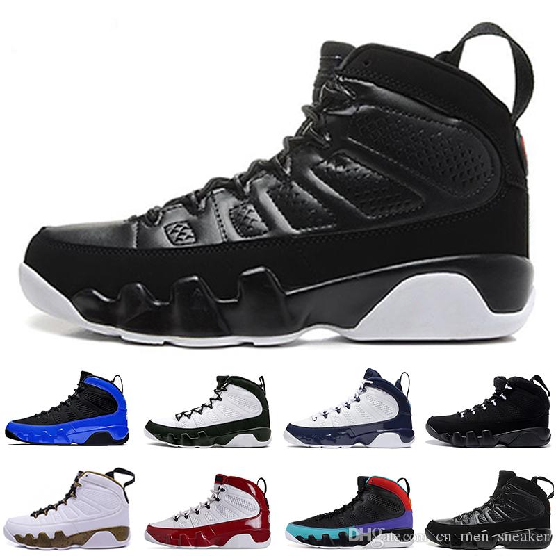 Nouvelle arrivée 9 espace OG bleu noir hommes blanc rouge Chaussures de basket de la confiture UNC Dream It Do It Anthracite baskets de sport