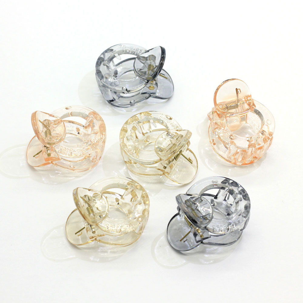 clear hair claw clips