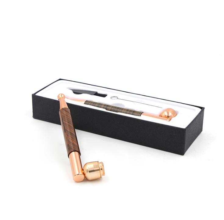 

2019 New wood-like pipe gift box metal pipe fittings portable pipe
