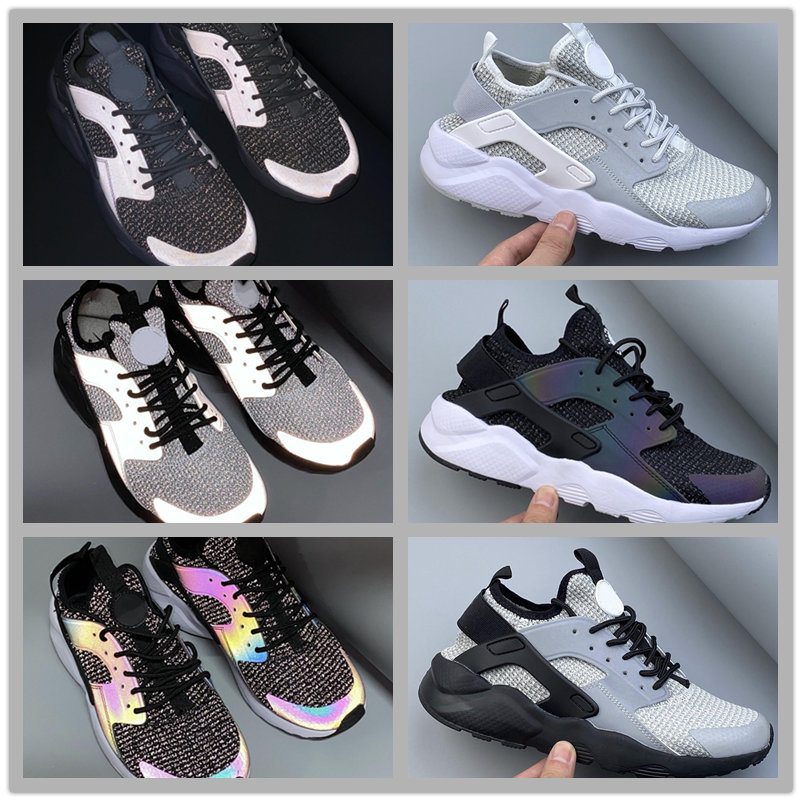 

3M Reflective Huarache Run Ultra SE Mens Running Shoes Women Sneakers Sports Trainers Lifestyle Sports Youth Junior Tennis Shoes
