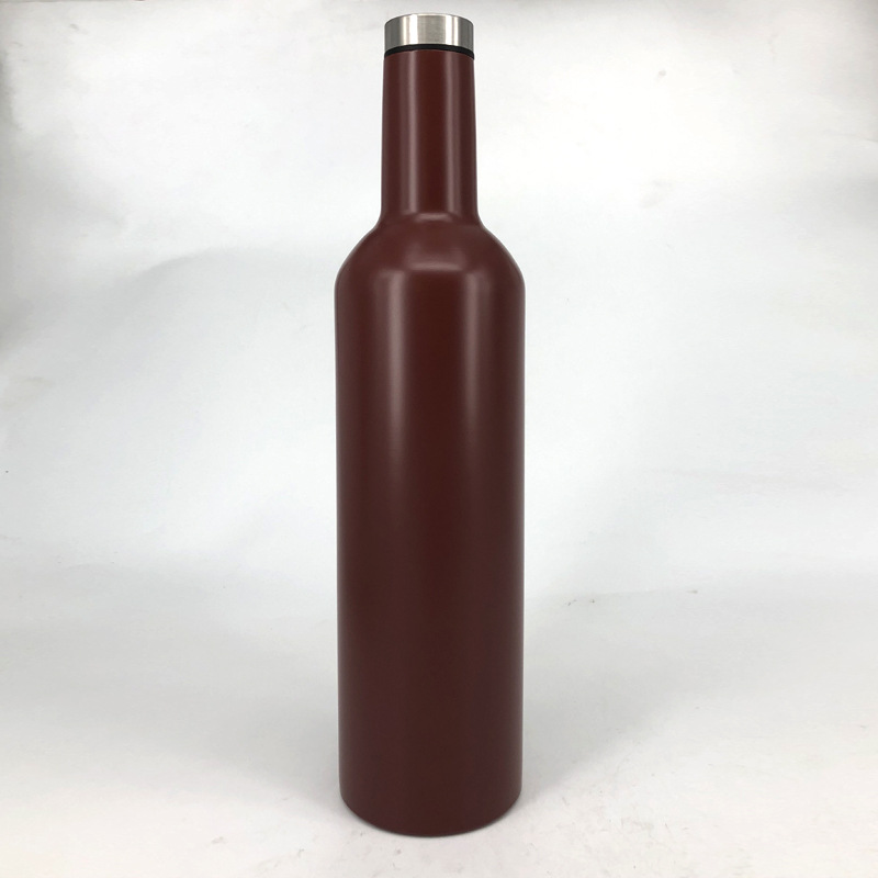 

Stainless Cold Motion Sport Water Bottle Insulation Thermostability Vacuum Bottle 6-12 Hour Heat Preservation Rugged Water Cup, White