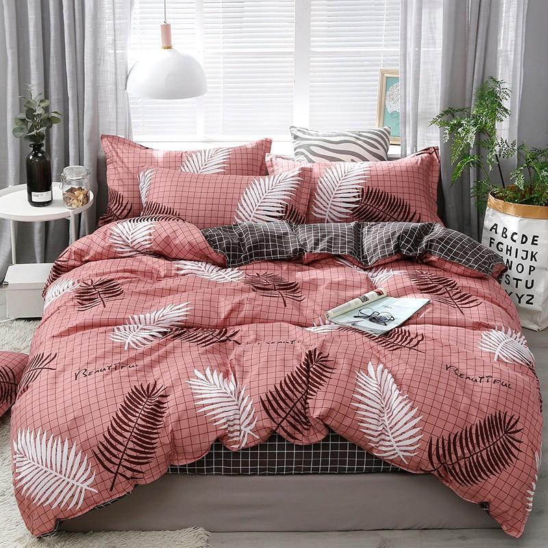 

38 Bedding Set 3/4pcs AB Side Bed Set Super King Size Bed Linens Duvet Cover Home Textiles Women Bedclothes, 15