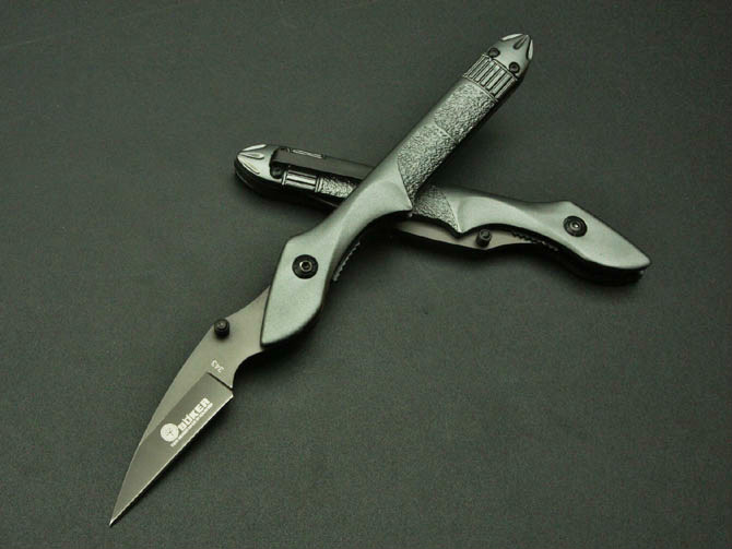 

BO-KER 343 Sky Bird Pocket Folding Knife EDC Multi Tool Outdoor Hunting Tactical 56HRC 440 Aluminum Handle Gift Knives 0383