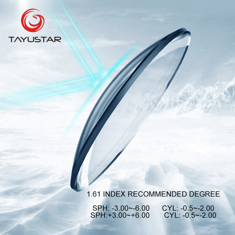 

1.56 1.61 1.67 1.74(0.5-1200.00) prescription Lens Anti blue ray CR39 Resin Clear lenses computer protection Eyeglass Lenses