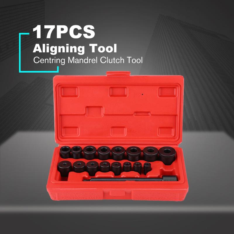

17Pcs/set Metal Centring Mandrel Clutch Tool Clutch Installing Tool Coupling Spine Set Alignment Kit Car Accessories