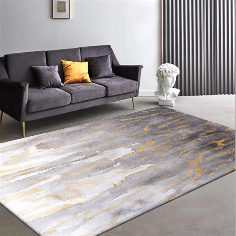 

Rugs and Carpets for Home Living Room Abstract Cave Ink Painting Yellow Gray Pattern Carpet Christmas Rug Modern Kids Decor Boy, Jq-carpets-320
