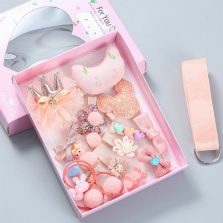 

Girl Fashion Hair Accessories Baby Girl Princess Hairpin Headdress Barrettes Girls Child Casual Cute Hair Accessories 18 Pieces Sets 2020, 01