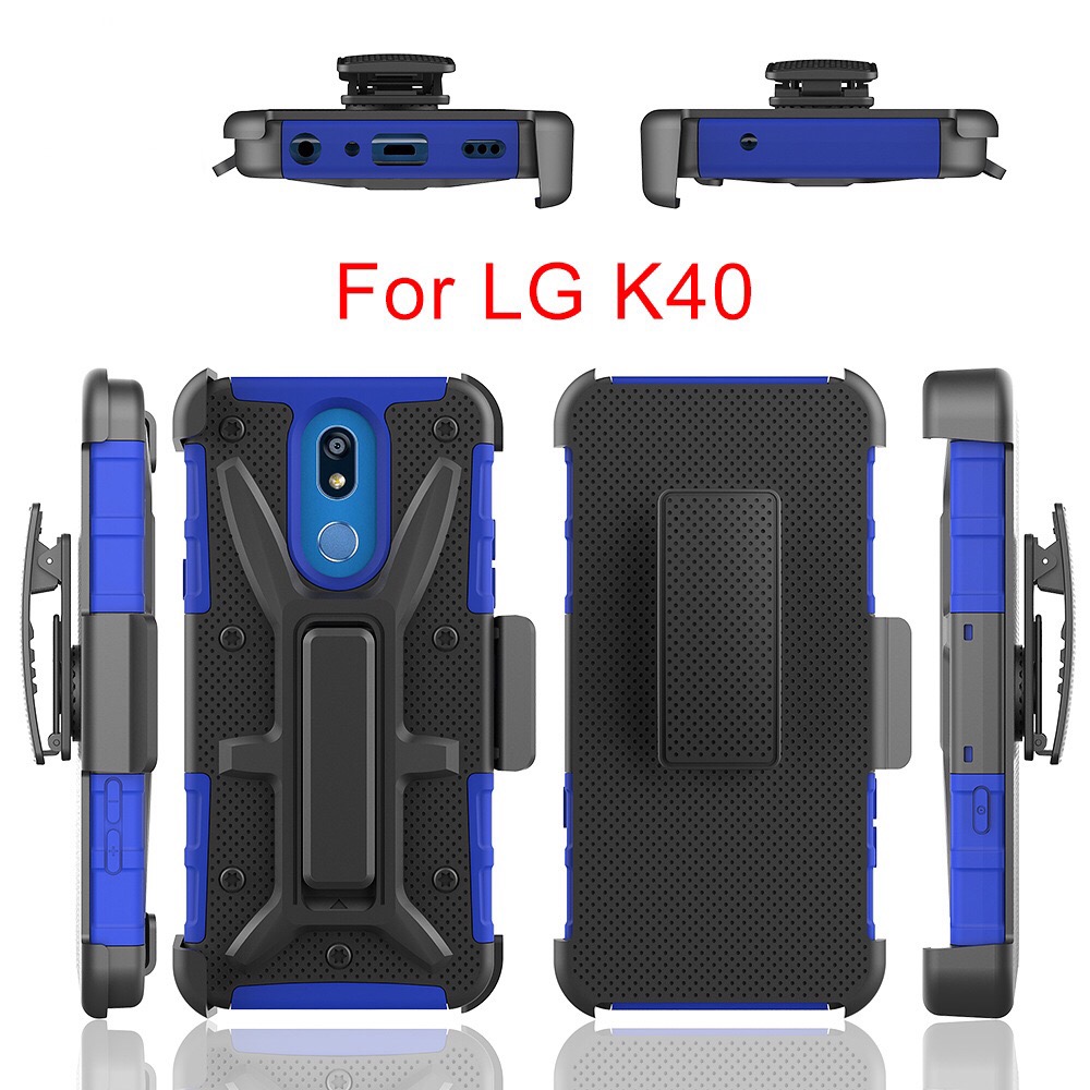 

Belt Clip Armor Case for GALAXY S20 ULTRA PLUS IPHONE 11 PRO MAX Rugged Holster Kickstand Combo Shell, Green