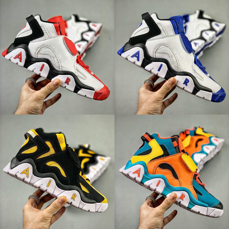 

2019 New Barrage Mid QS Uptempo Mens Outdoor Shoes Goam Posites One Penny Hardaway Pippen Designer Sneakers, As photo 5