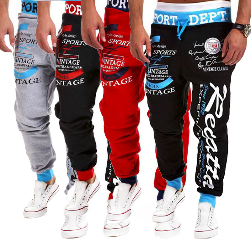 New Running Pants Men loose Sport Pants Fitness Joggers Run Jogging Pants Sportswear Sweatpants Gym Training Trousers-image-473713859