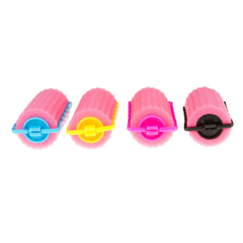 

2packages Curler-clips-Tool Self Grip Sponge Hair Rollers Home Salon DIY Hair Styling Tools Hairdressing Curlers