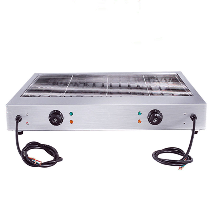 

Commercial Electric BBQ 220V Smokeless Barbecue Stainless Steel Picnic Grill Camping Barbecue Tool EB-800