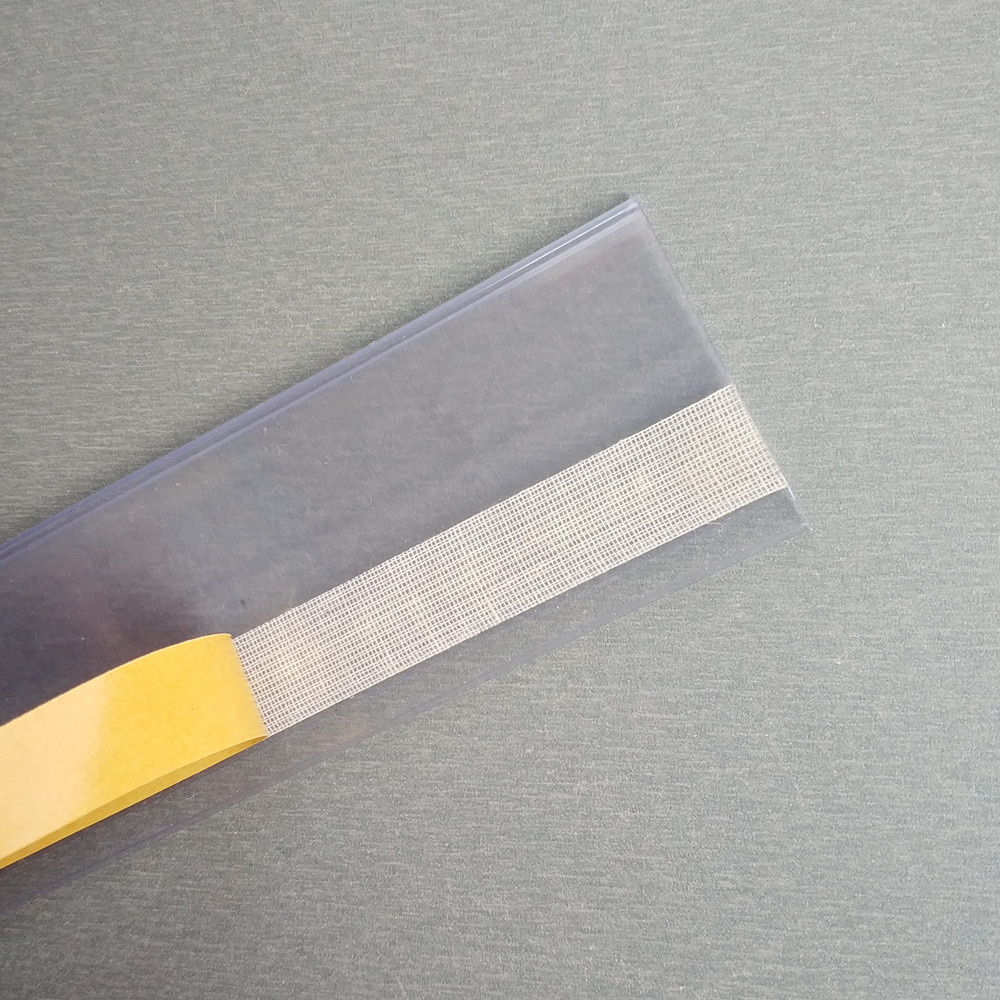 

Plastic PVC Shelf Data Strips Clip Holder with Adhesive Tape on Back for Merchandise Price Talker Sign Label Display 100pcs