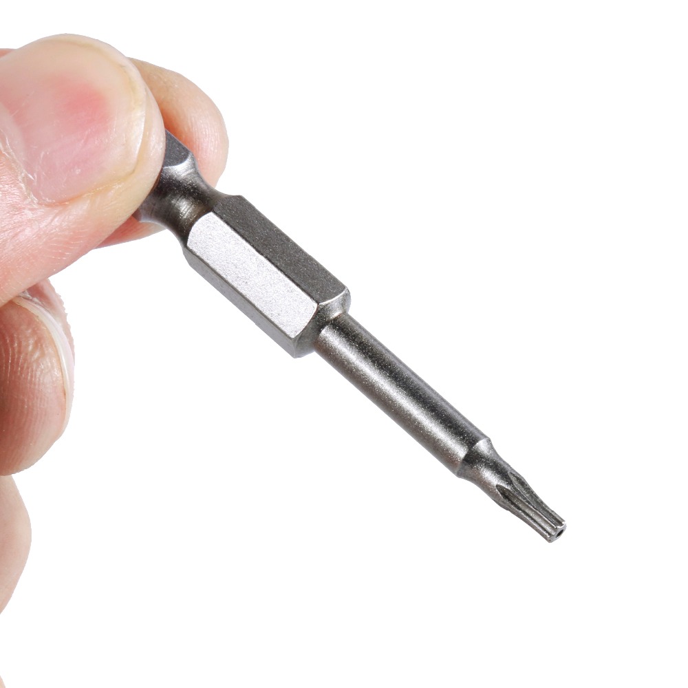 4pcs 25 mm long 1//4/" TIGE HEX Sécurité T20 Torx Tournevis Bits S2 en acier allié