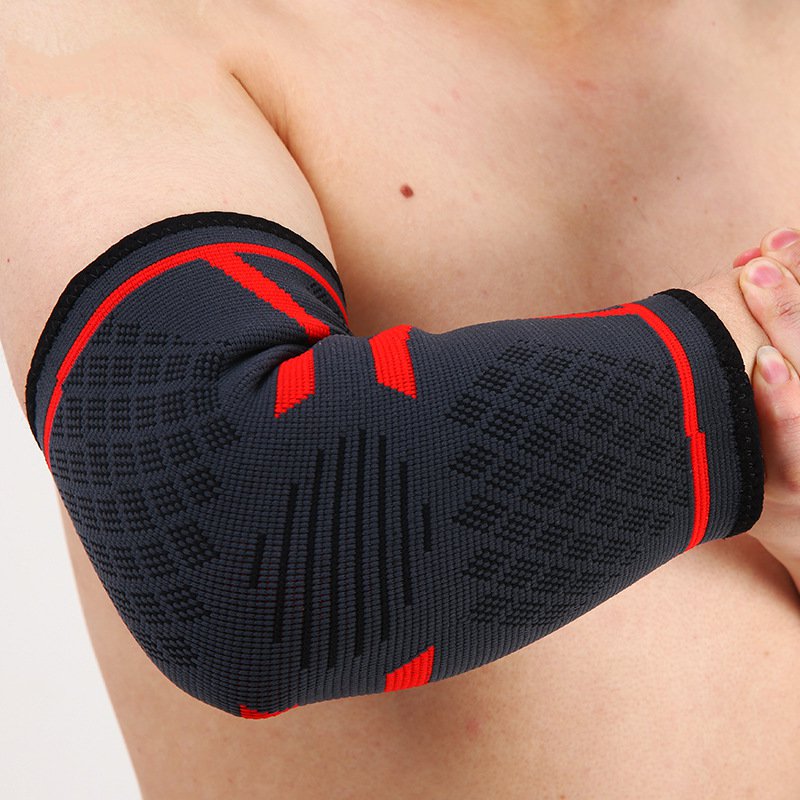 

New Sports Arm Elbow Band Adults Running Breathable Football Crashproof Basketball-Shooting Sports Protective Gear, Red