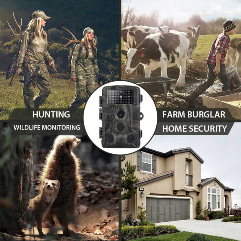 

20MP 1080P Wildlife Trail Camera Photo Trap Infrared Hunting Cameras HC802A Wireless Surveillance Tracking Camera for hunting