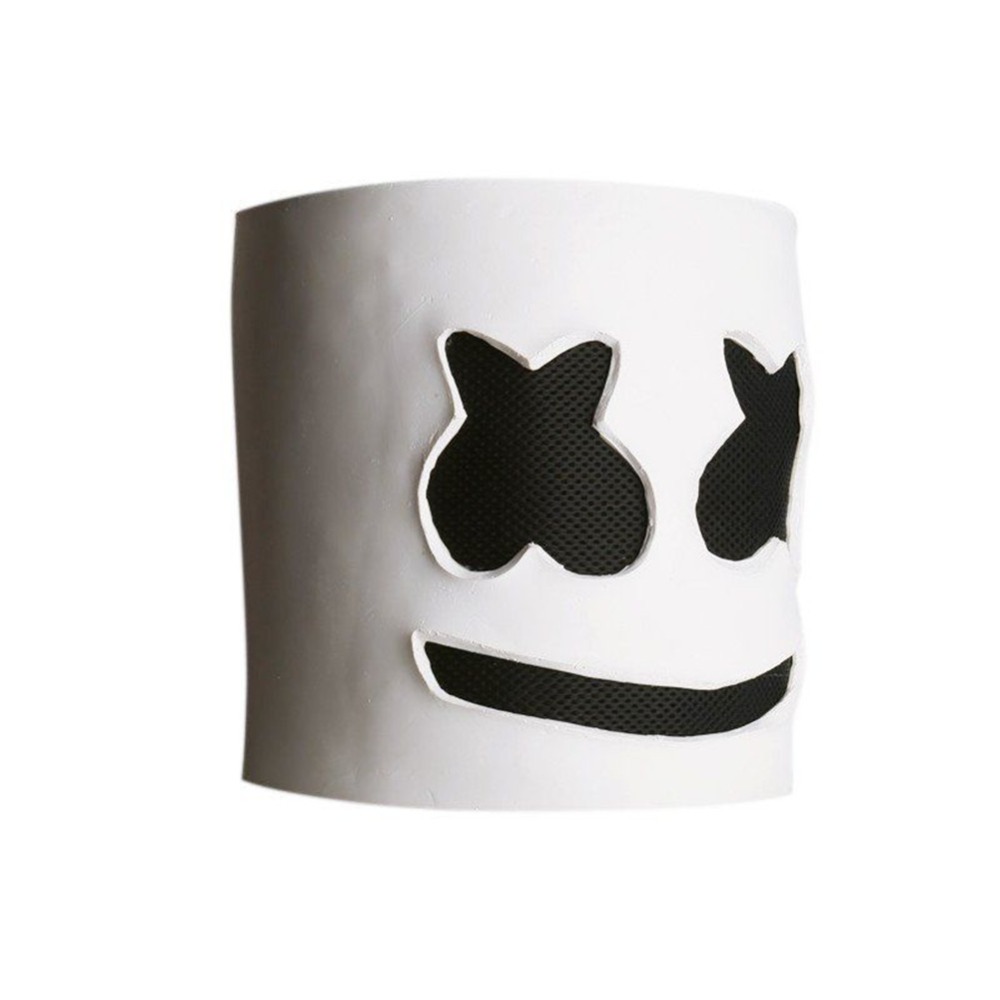 Halloween Marshmallow Dj Headgear Marshmello Headgear Mask Latex