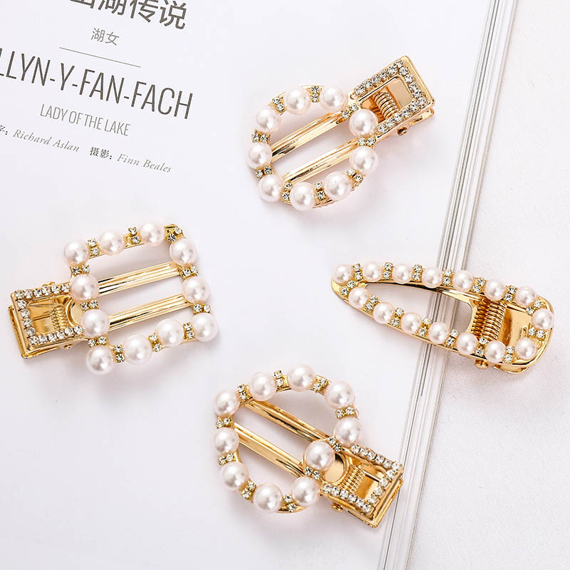 

Children BB Barrettes Ins pearl Hair Clips crystal Sweet Girl Hair Clips kids Hairclips hair accessories for kids Barrettes A3731, Multi-color