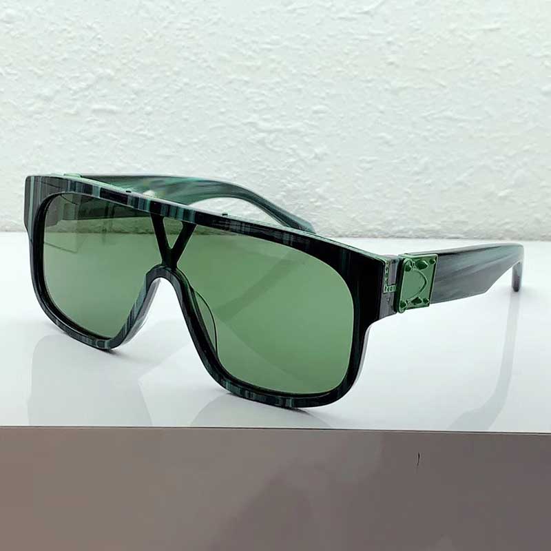 

official latest color 1261 fashion sunglasses millionaire oval conjoined frame high quality continuous retro decorative glasses