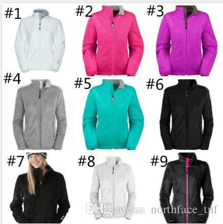 

Fashion Brand NF Women Soft Fleece Osito Jackets High Quality Ladies Mens Kids SoftShell Ski Down Coats Windproof Casual Coats Black White, Pink