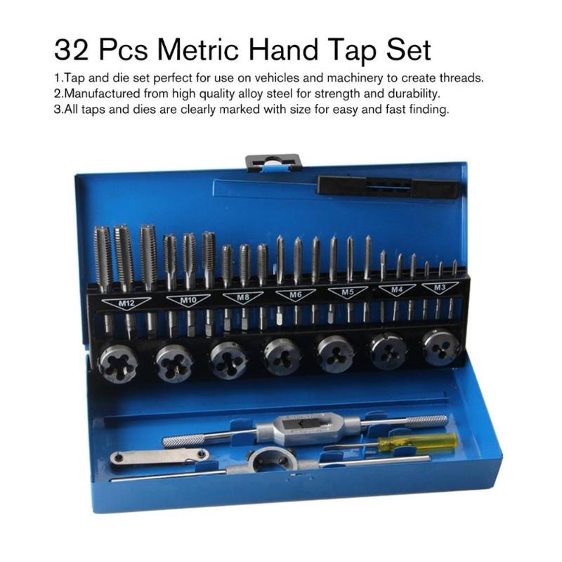 1 Set Mini Screw Tap Hand Thread Wire Tapping Threading Portable Attack Tool