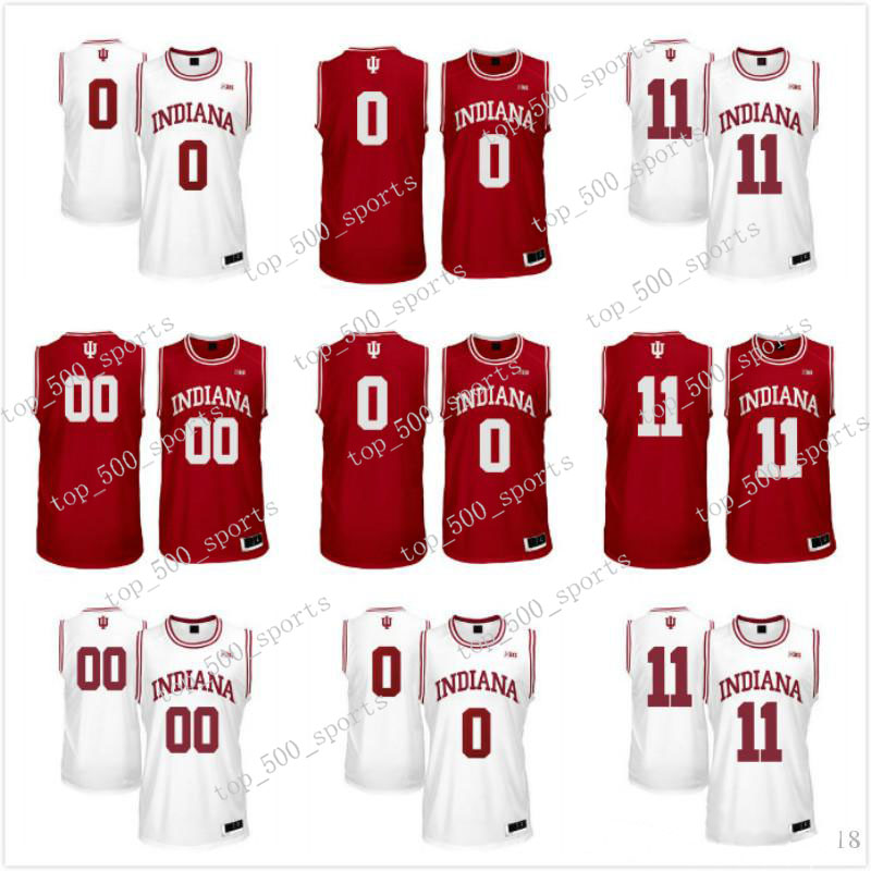 

Custom Indiana Hoosiers Red White Personalized Stitched Any Name Any Number #4 Victor Oladipo 11 Thomas NCAA College Basketball Jersey S-3XL, Colour 2