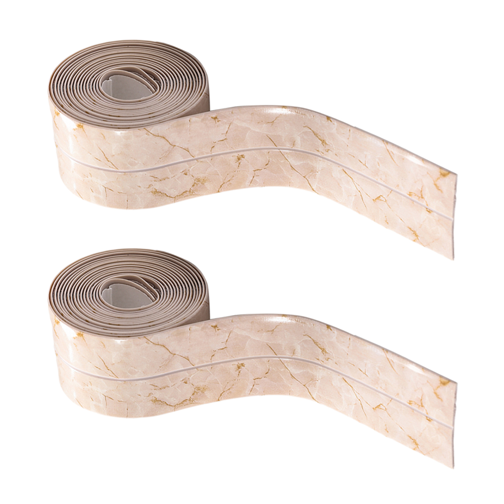 

2x -proof waterproof sealing tape for bathroom kitchen floor marble