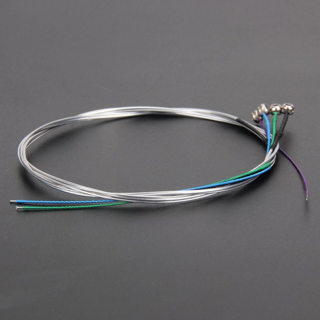 

4/4 Full Set Violin String 0.23mm 0.4mm 0.54mm 0.67mm Steel Core Ends Ball