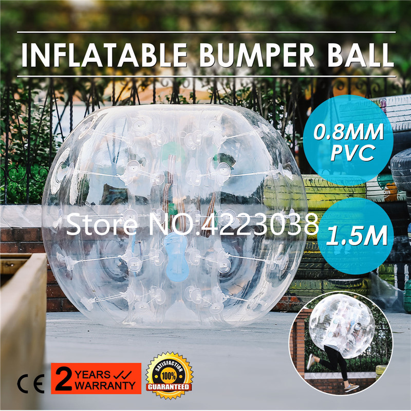 

1.5m pvc inflatable bubble soccer ball bumper ball zorb balls loopy balls football bubble r price