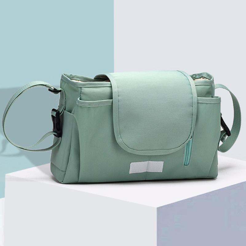 

Diaper Pocket Organizer Portable Hanging Travel Multifunctional Cup Holders Storage Bag Accessories Baby Stroller Pram Buggy, As pic