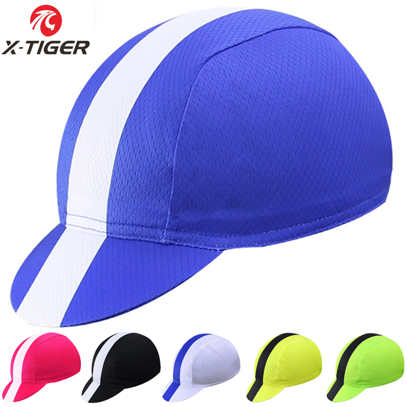

X-TIGER 10 Colors Bike Cycling Cap Summer Anti-UV Breathable Men Women Sport Sun Hat Headband Bandana Cap Bicycle Cycling Hat, Colors 1