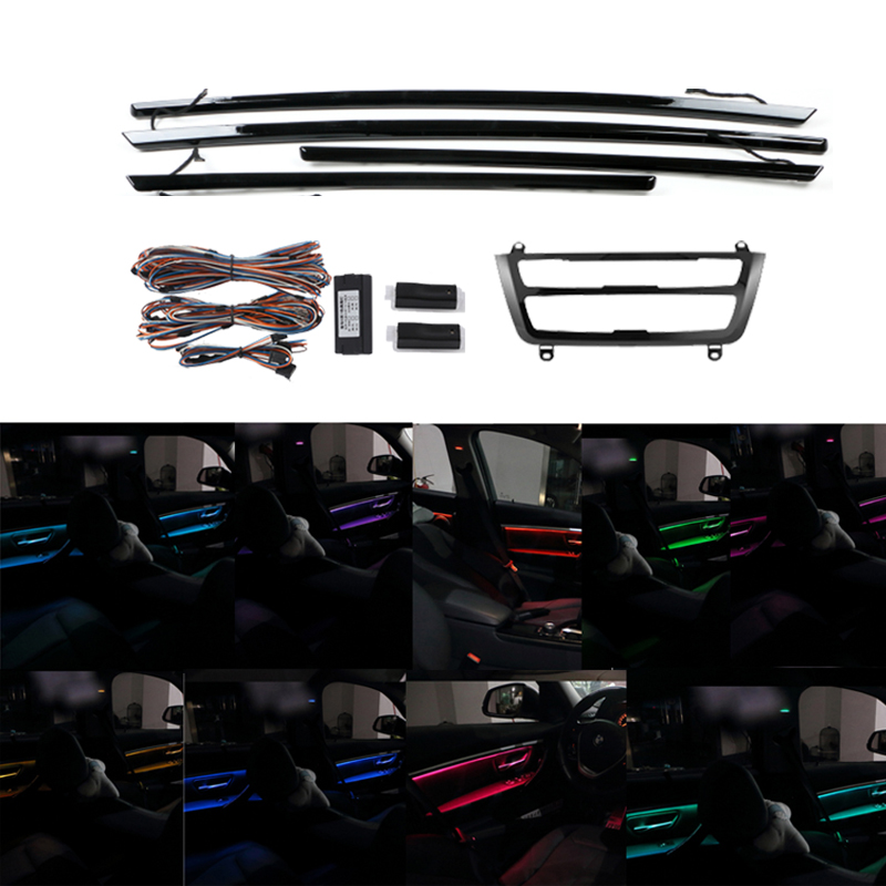 

9/2 colors LED Ambient Light car neon Interior Door AC Panel Decorative Light Atmosphere light For BMW 3 series F30 F35 2020-2013